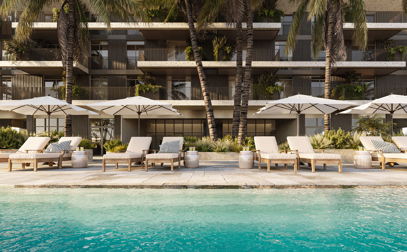 Rise by Athlon swimming pool developer rendering