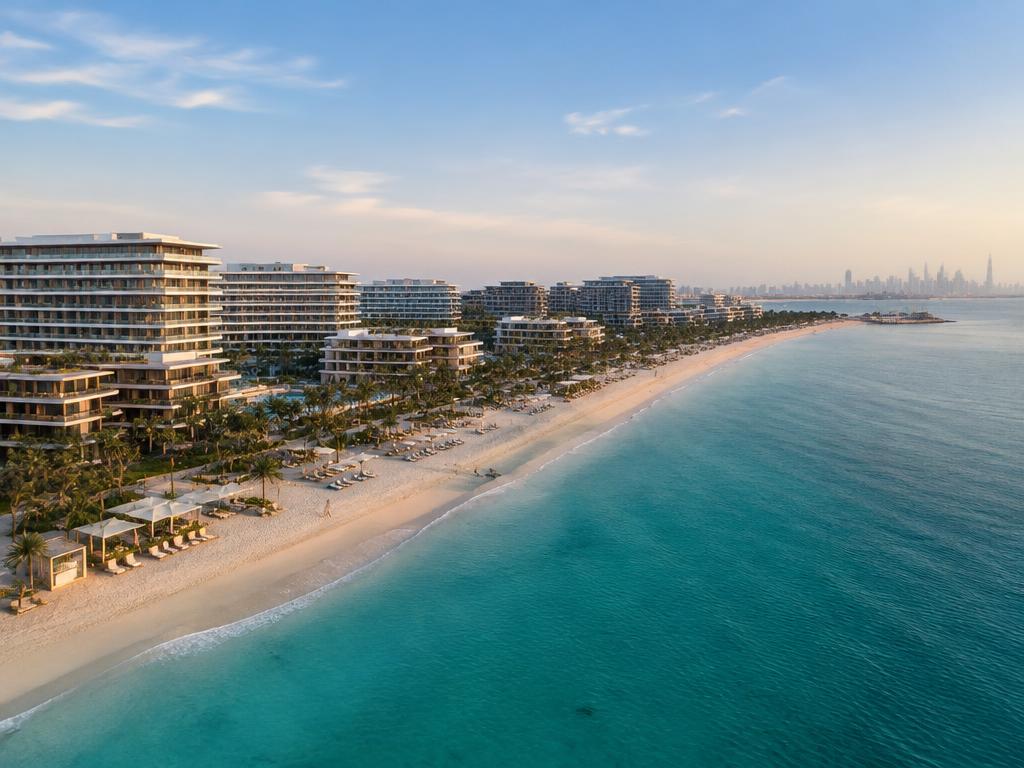 Contemporary Dubai waterfront development